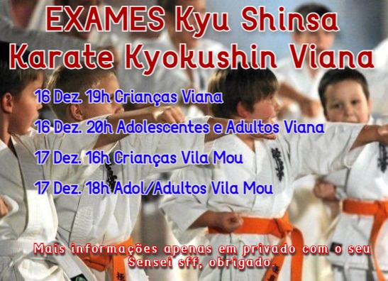 Exames Kyokushin  Viana